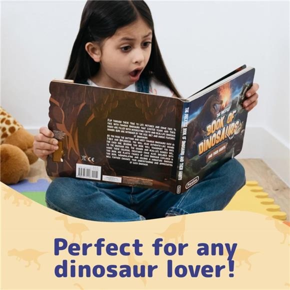 Dinosaur Toys for Kids 3-5 (12 Plastic Dinosaur Figures & Interactive Dinosaur) - Picture 3 of 6